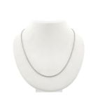 Image 1 of White gold ball link chain