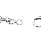 Image 8 of Silver jasseron link chain | 82 cm
