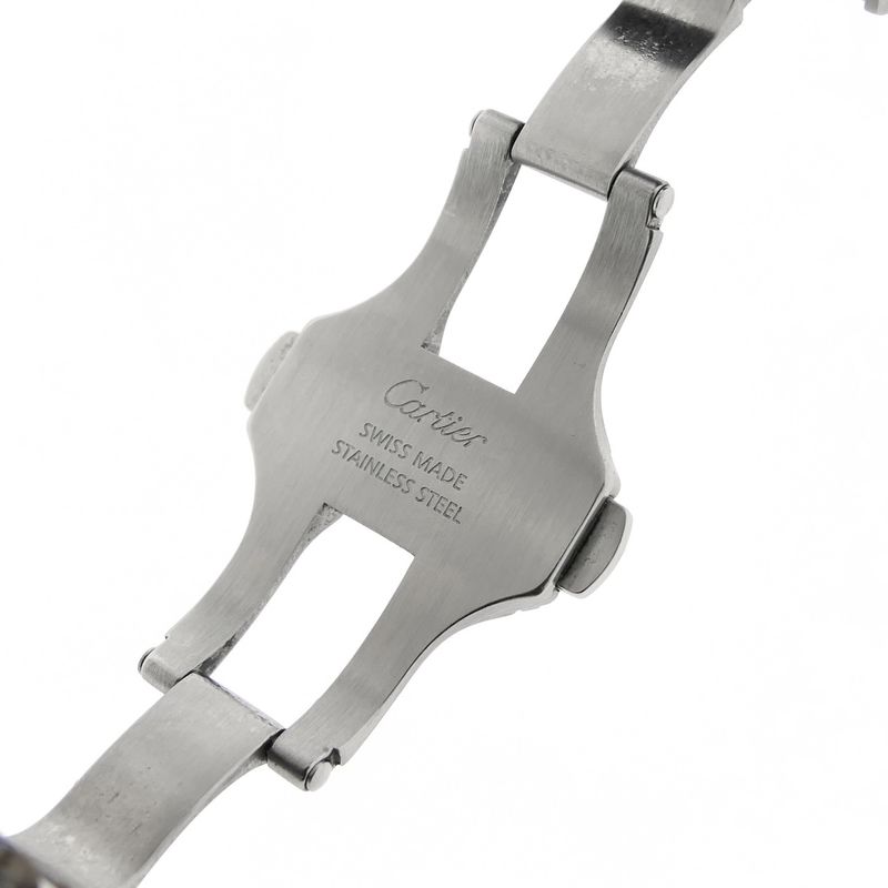 Image 13 of Cartier Santos 100 'Medium' Automatic 2878; 18k rose gold/steel watch