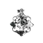 Image 4 of Antique silver floral pendant | Art Nouveau