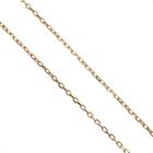 Image 3 of Gold anchor link chain with fixed pendant | 42 cm