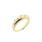 Image 1 of Gold ring with diamonds