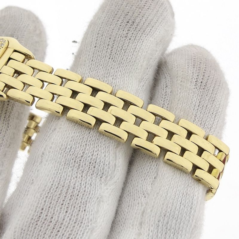 Image 13 of Cartier Panthère; 18k gold ladies' watch with diamonds