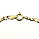 Image 6 of Gold closed Figaro link bracelet