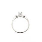 Afbeelding 5 van Witgouden solitairring met diamant; 0,54 ct.