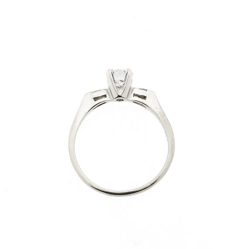 Afbeelding 5 van Witgouden solitairring met diamant; 0,54 ct.