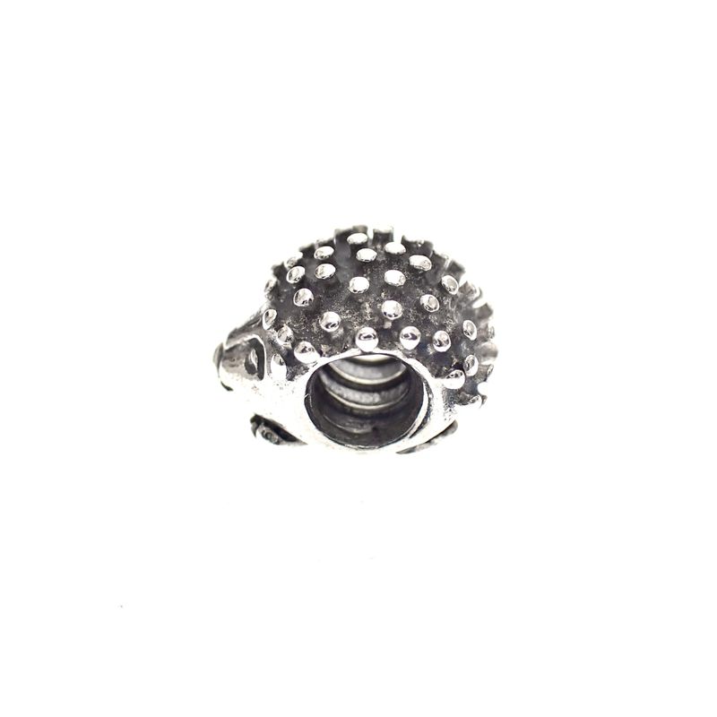 Image 3 of Pandora charm; Silver; Hedgehog
