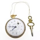 Image 3 of Antique 14k gold pocket watch; Verge Fusee escapement