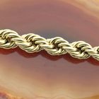 Image 2 of Golden twisted link chain.