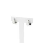 Image 4 of White Gold Tirisi Earrings with Diamonds; approx. 0.76 ct.