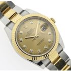 Image 14 of Rolex Datejust 41mm 126333; 18k gold/steel men's watch with diamonds