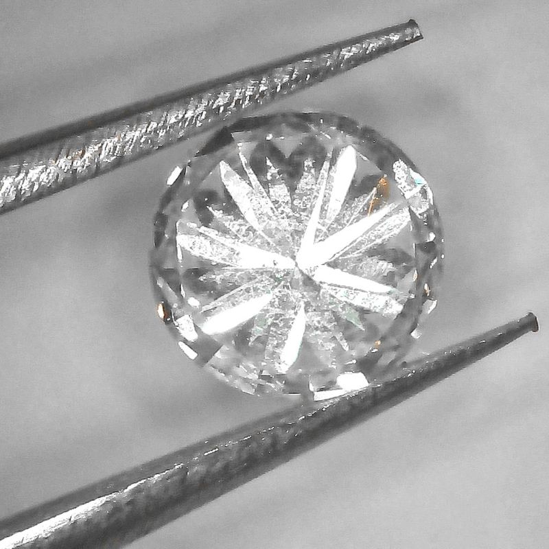 Image 3 of 0.39 ct. Brilliant cut diamond K/SI1 + HRD Certificate - Natural diamond
