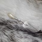 Image 5 of Silver bookmark with mother of pearl