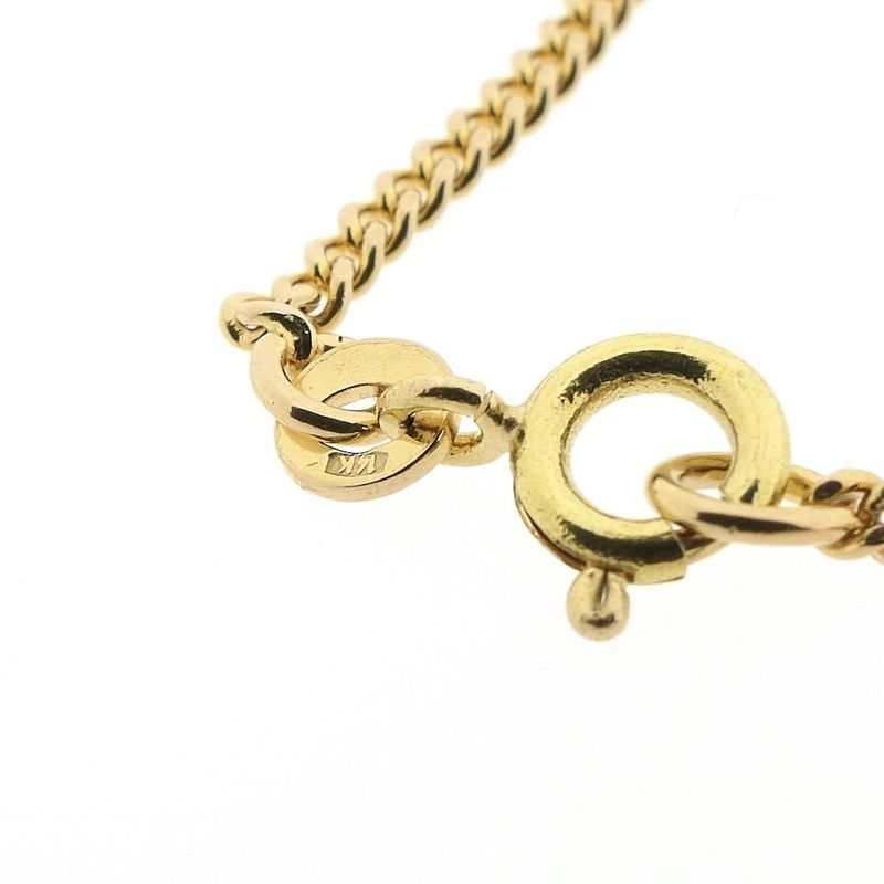 Image 6 of Gold gourmet link chain | 61 cm