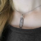 Image 11 of 18-karat white gold Maria pendant, pavé-set with diamonds | Approx. 0.32 ct.