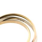 Image 6 of Tricolor gold trinity ring