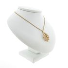 Image 8 of Gold Pendant with Cultured Pearls