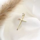 Image 2 of Gold pendant with a subtle cross