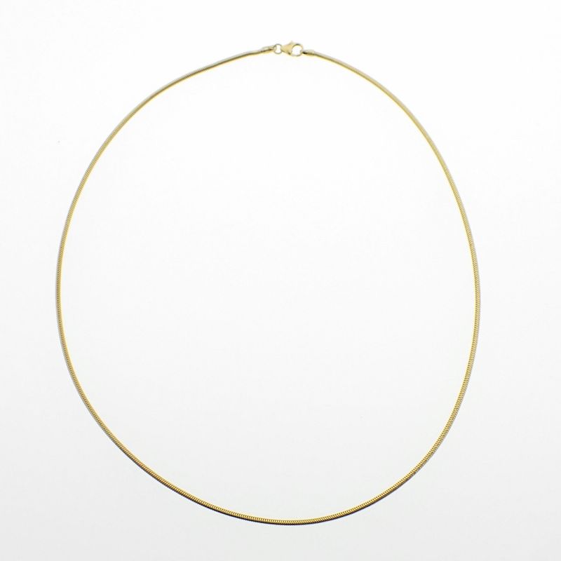 Image 5 of 8-karat snake link chain | 45 cm