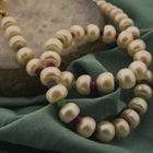 Image 2 of 9 carat pearl necklace with ruby, sapphire, and emerald | 46 cm