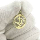 Image 2 of Gold pendant; Faith, hope, and love
