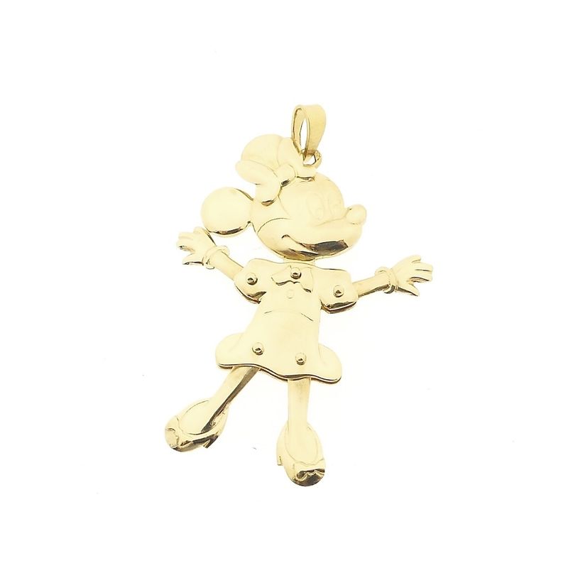 Image 7 of Gold Disney pendant; Mini Mouse