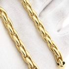 Image 8 of Golden Cardano Link Bracelet with Sapphire