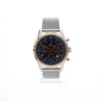 Breitling Transocean B01; Rosé Goud & Staal; Chronograaf heren horloge