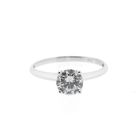 Image 3 of White gold solitaire ring with zirconia