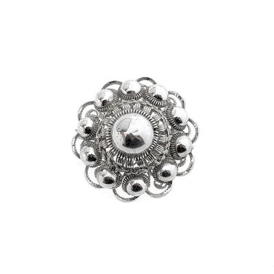 Image 1 of Silver Zeeland button brooch | Ø 29.1 mm