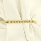 Image 1 of Gold gourmet link bracelet | 17 cm