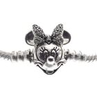 Image 2 of Disney Pandora Moments Pavé Minnie Mouse; Silver; Snake Chain | 20 cm