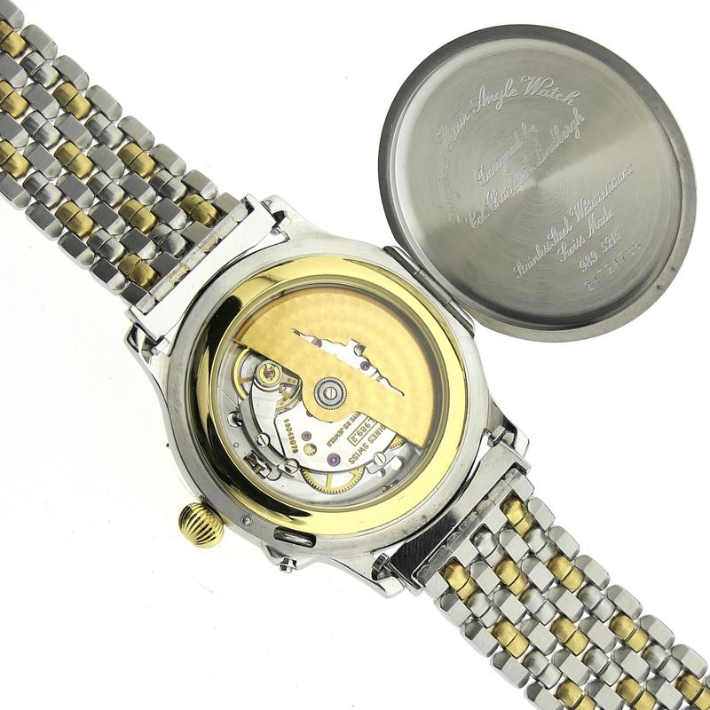 Image 5 of Longines Hour Angle Lindbergh; Automatisch heren horloge