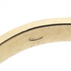 Image 10 of Gold solitaire ring with diamond; 0.07 ct.