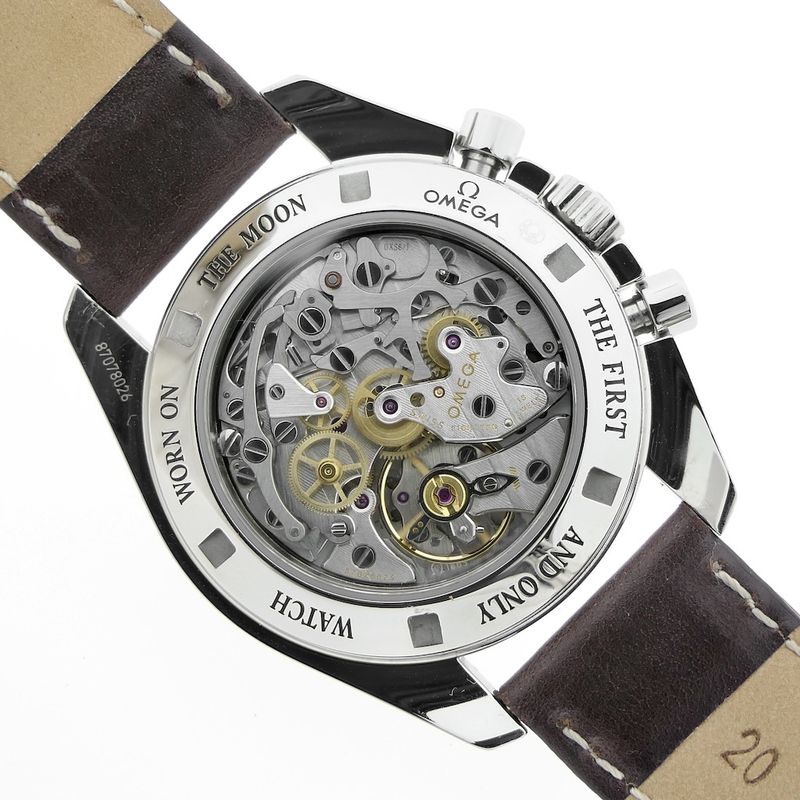 Image 6 of Omega Speedmaster Moonwatch 'Double Sapphire'; Chronograph watch