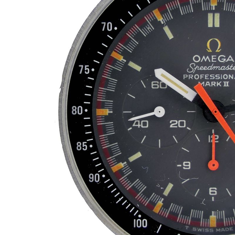 Image 7 of Omega Speedmaster Mark II 'Racing Dial'; Vintage chronograph men's watch