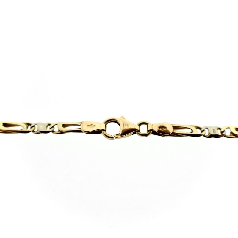 Image 3 of Two-tone gold men's necklace.