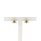 Image 1 of Gold earrings with zirconia
