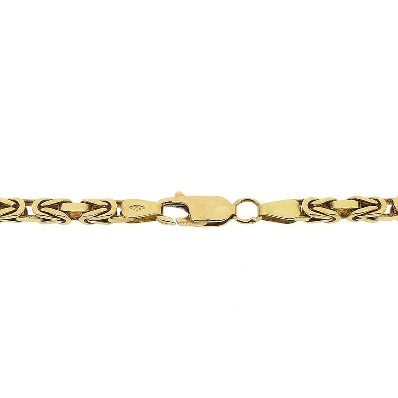 Image 5 of 18K Gold Square King Necklace | 65.5 cm