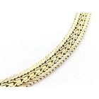 Image 2 of Gold chain; French gourmet link | 44 cm