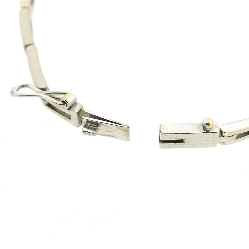 Image 5 of Exclusive white gold bracelet with diamond; approx. 5.0 ct.