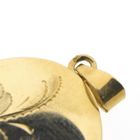 Image 5 of Vintage gold floral locket pendant
