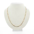 Image 2 of Vintage gold closed Figaro link chain | 49.5 cm