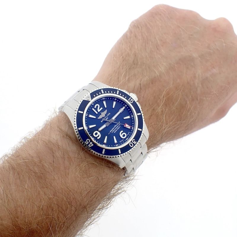 Image 10 of Breitling Superocean A17366; Men's diving watch