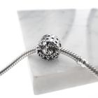 Image 2 of Pandora x Disney charm; Silver; Open Cinderella Midnight Pumpkin