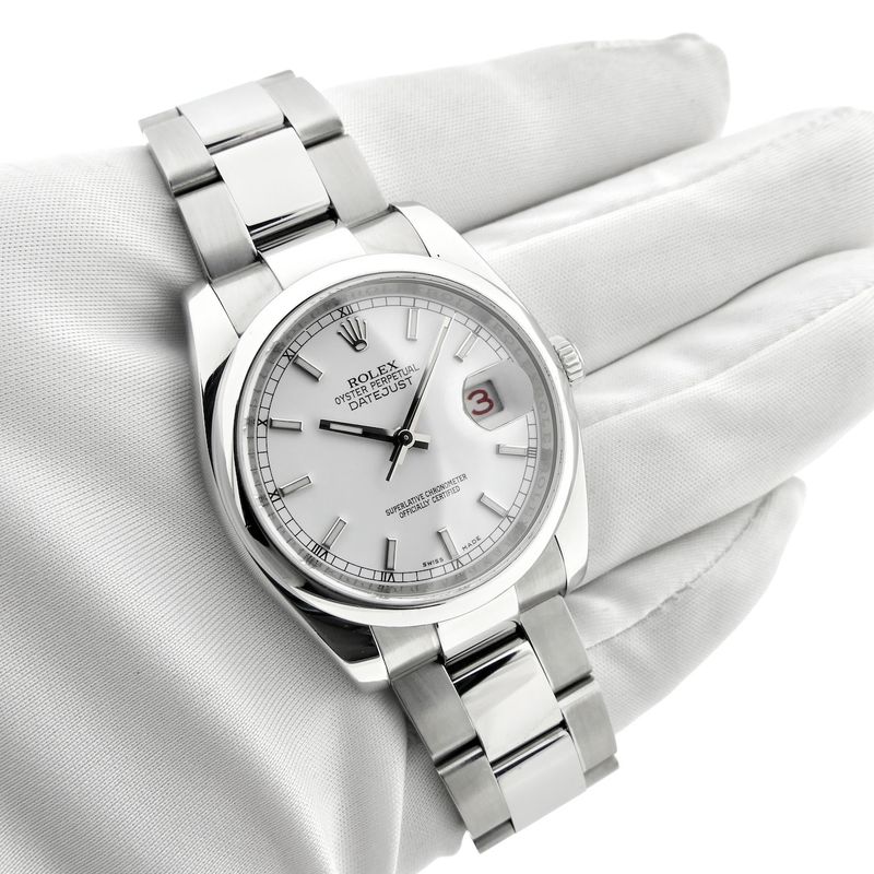 Image 13 of Rolex Datejust 36mm 'Roulette Date' 116200; Automatic watch