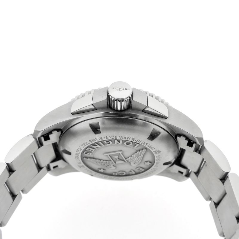 Image 17 of Longines Hydro Conquest L3.783.4; Automatic chronograph men's watch