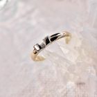 Image 8 of Two-tone gold ring with diamond