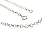Image 2 of Silver long jasseron necklace | 60.5 cm