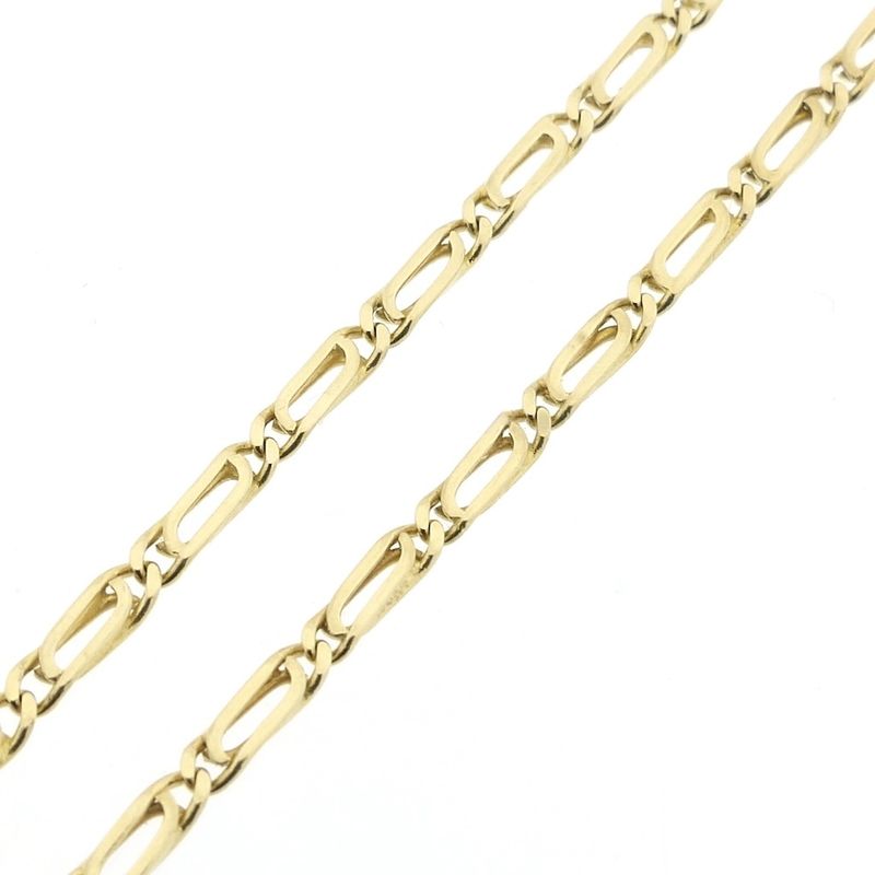 Image 7 of Gold navy link chain; 43.5 cm